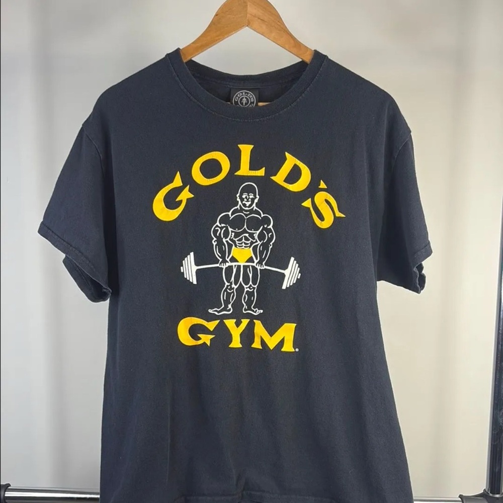 Gold’s Gym Black & Yellow Tee